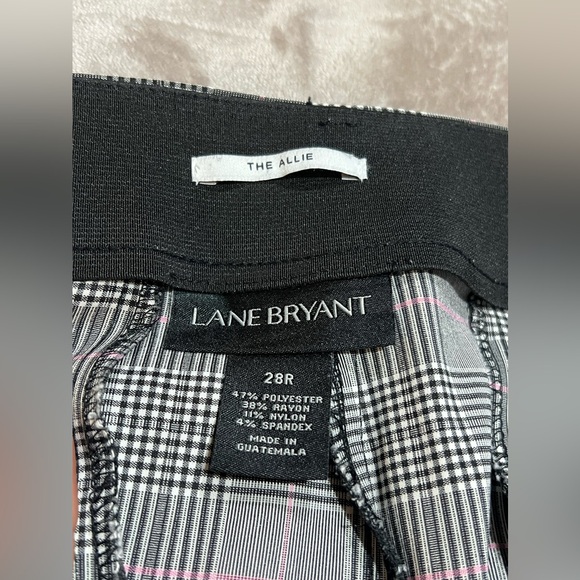 Lane Bryant The Allie Straight Leg Plaid Pant 28R Multi Color - Picture 8 of 10